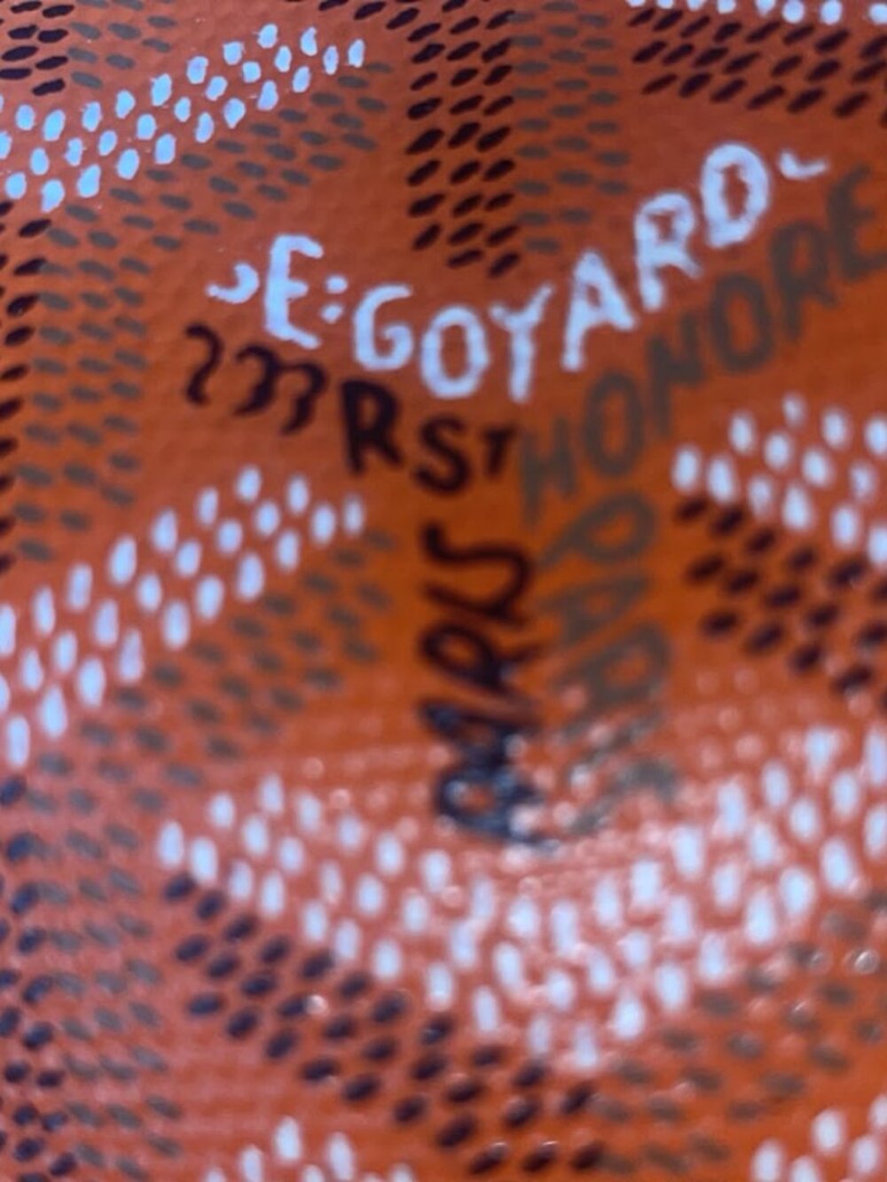 Goyard Goyardine Saint Louis Orange Tote Like New - Picture 5 of 6